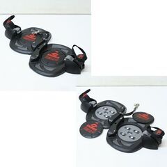 26.0cm スノーボードブーツ バインディング 2点セット kissmark EASY CLICK FT 取付ネジ 上蓋付き キスマーク ステップイン 札幌市 清田区 平岡の画像