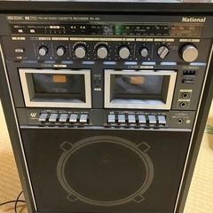 ナショナル　ラジカセRX-A15 レトロ