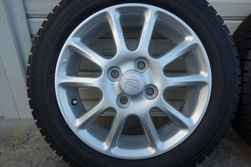 【引渡し決定】ダイハツ純正アルミ、155/65R14スタッドレスタイヤ