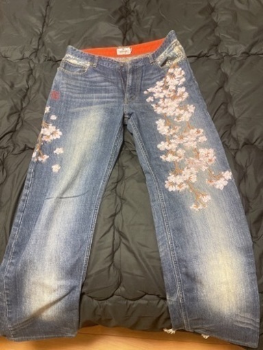 和柄デニム34inch