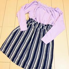 🍁❄️140㌢ 子供服👧 上下『USED』の画像