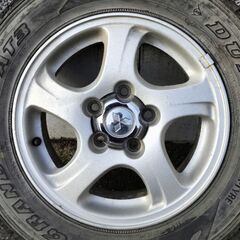 三菱 パジェロミニ 純正ホイール 15インチ 4本セット 175/80R15の画像