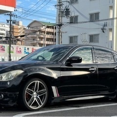 日産フーガy51 370GT　RAYSアルミ車高調　柿本マフラー...