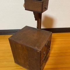 裁縫箱　小物入れ　骨董品の画像
