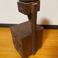 裁縫箱　小物入れ　骨董品の画像