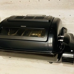 【中古良品】山善 ワイドグリル フィッシュロースター マットブラ...