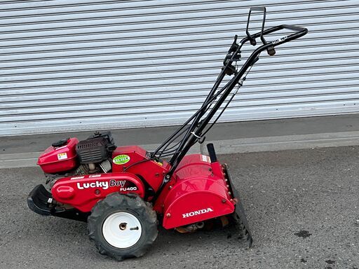 厚木 軽トラ貸出しOK 現物確認歓迎 初期不良安心対応 ローターオイルシール新品 整備済 ホンダ LukyBoy デフ付 4PS 耕運機 FU400 前2/後1速