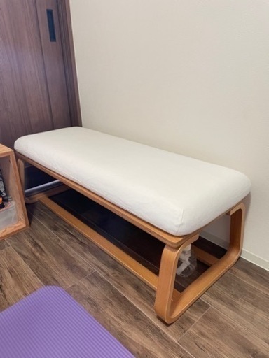 無印良品 リビングでもダイニングでも使えるベンチ