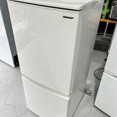 ★SHARP★ 2D冷蔵庫 137L 2019年 SJ-D14E-W シャープ 新生活 一人暮らし コンパクト キッチン 生活家電 福島 郡山市 a
