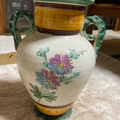 陶器 花壺 イタリア製 の画像