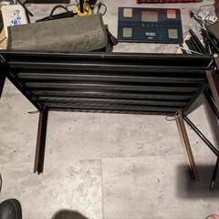 【キャンプ用品５点】ロゴスのチェア、マット、折りたたみテーブルの画像
