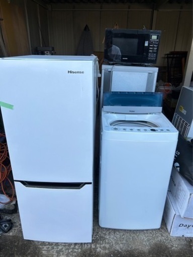 3点冷蔵庫、洗濯機、電子レンジになります(超美品)