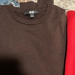 エクストラファインメリノクルーネックセーター　2枚セットの画像