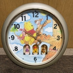 くまのプーさんの掛け時計　決まりました