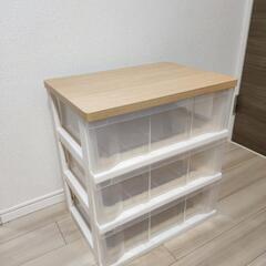 木天板ワイドチェスト３段