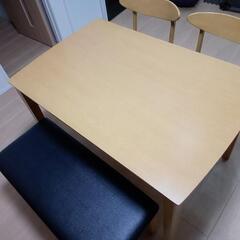 ダイニングテーブル4点セット