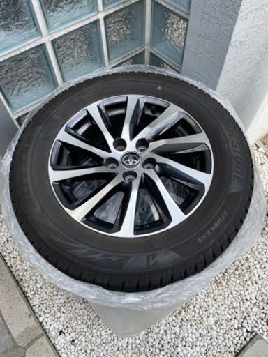 【値下げ】東京都内OK！　30アルファードの純正ホイールとブリヂストン　ブリザック　スタッドレスタイヤ（９分山）セットをお売りします。（中古、状態良し）