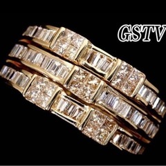 GSTV  ミステリーセッティング　天然ブラウンダイヤモンド　K18リング