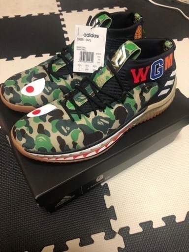 靴/バッグ A BATHING APE ADIDAS DAME 4 