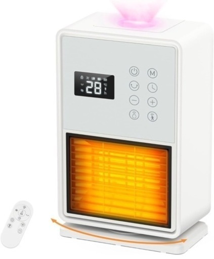 【新品】人感加湿ファンヒーター