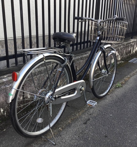 ＜美品車＞丸石サイクル・26インチ自転車・変速なし LEDライト 鍵付き　お掃除済ですぐ乗れます♪