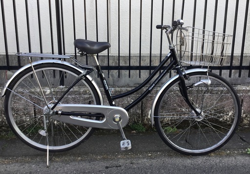 ＜美品車＞丸石サイクル・26インチ自転車・変速なし LEDライト 鍵付き　お掃除済ですぐ乗れます♪