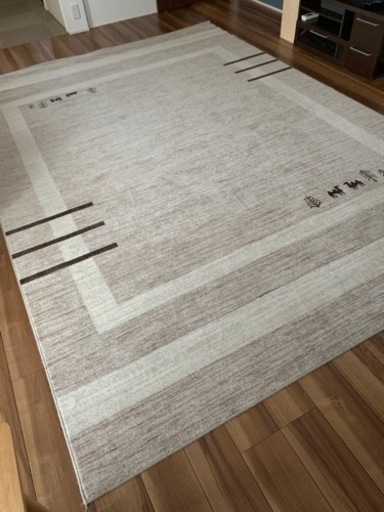 【大幅値下げ！！】オールドギャベ　ラグ　絨毯　手織り　手紡ぎ　ウール