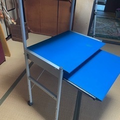 パソコンデスク　青　期間限定