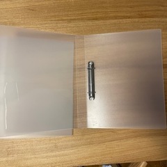無印良品ポリプロピレンファイル　2冊各150円の画像