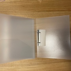無印良品ポリプロピレンファイル　2冊各150円の画像
