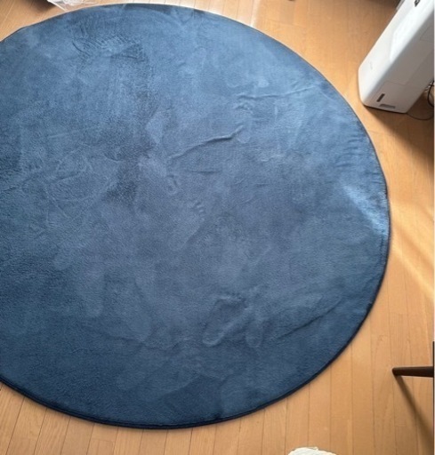 フランネルラグ　丸型