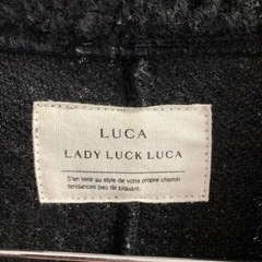 LUCA/LADY LUCK LUCA コート ブラック フリーサイズの画像