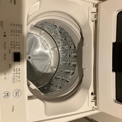 洗濯機(1人暮らしサイズ、3年ほど使用)の画像