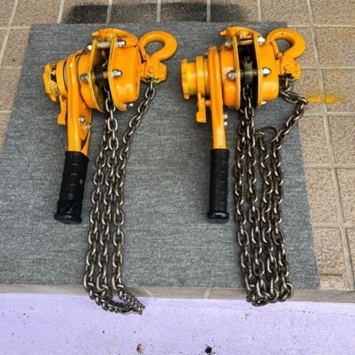 KITO製　レバーブロック0.8ｔ　2丁