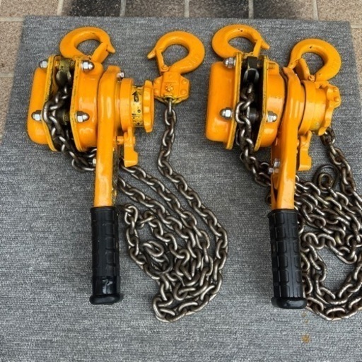KITO製　レバーブロック0.8ｔ　2丁