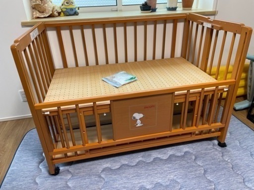 身分証確認終わり次第ご連絡させていただきます。KINTARO　ベビーベッド　120×70レギュラーサイズ　2way