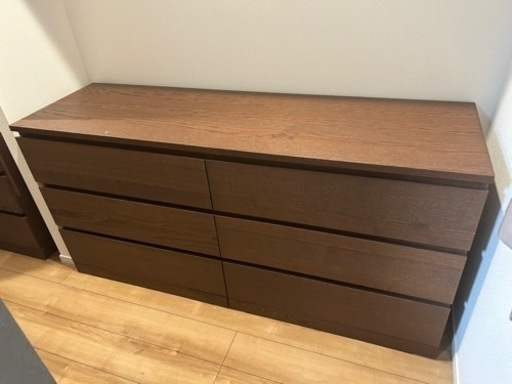 IKEA MALM マルム　３段チェスト