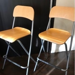 【受付は1/10まで】IKEA カフェテーブルセット(テーブルとチェア2脚)の画像