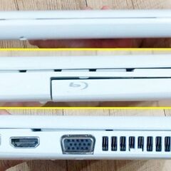 (ご成約)東芝 dynabook T554/45LWS 極上コンディション Windows11 エクセル ワード他OK Cerelon メモリ8GB SSD512GB WiFi ブルーレイドライブ搭載 快適動作の画像