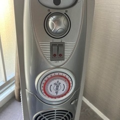 オイルヒーター 乾燥対策 速暖ファン付き タイマー付き 足元 暖房器具 省エネ ヒーター キャスター の画像