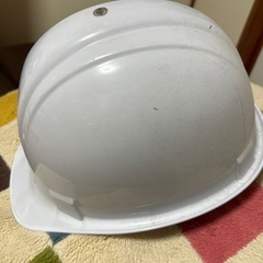 《 美品! 》工事用ヘルメット白 