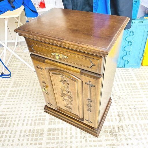 12/26【半額】上川木工 電話台 旭川家具 家具 ビンテージ