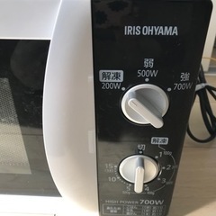 アイリスオーヤマ　2017年製電子レンジの画像