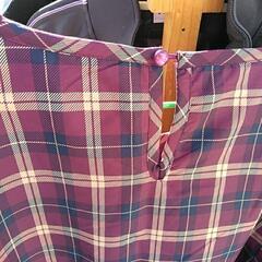 美品　ビニール布　割烹着風上着の画像