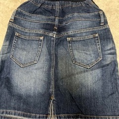 無印良品　マタニティ　デニムスカートの画像