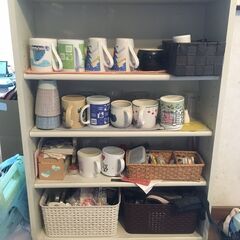 白い木製収納棚、無料で差し上げます！