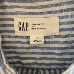 リネン シャツ メンズ GAP ギャップの画像