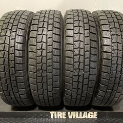 DUNLOP WINTER MAXX WM01 155/70R13 13インチ スタッドレス 4本 19年製 バリ溝 ピクシスエポック バモス等　(MTK435)