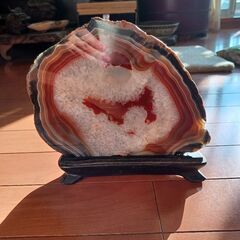 メノウ　瑪瑙　ジオード　アゲート　自然石　天然石の画像