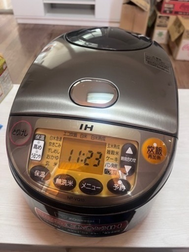 IH炊飯器　日本産　5.5合炊き　極め炊き ブラウン